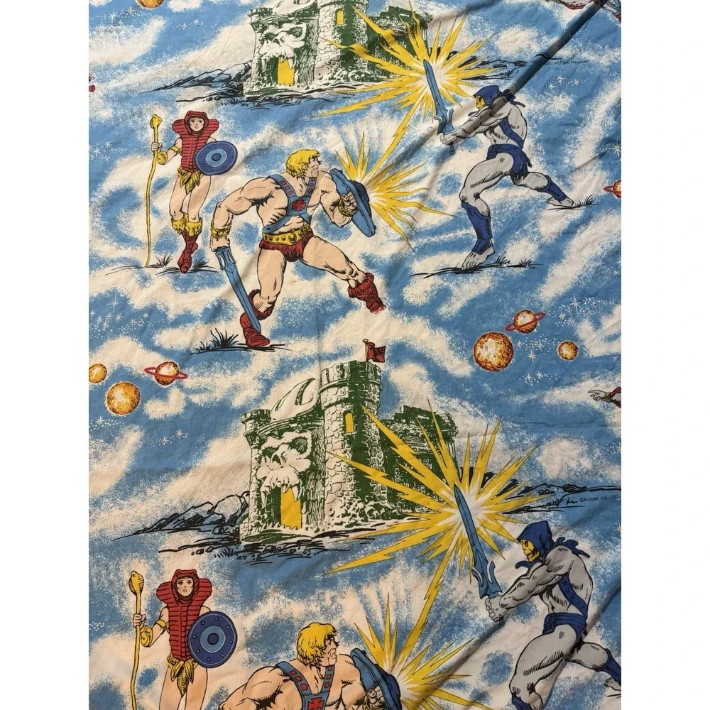 He-Man &‎ The Masters of the Universe 1983 Queen Duvet Cover Vintage 1983 84x64